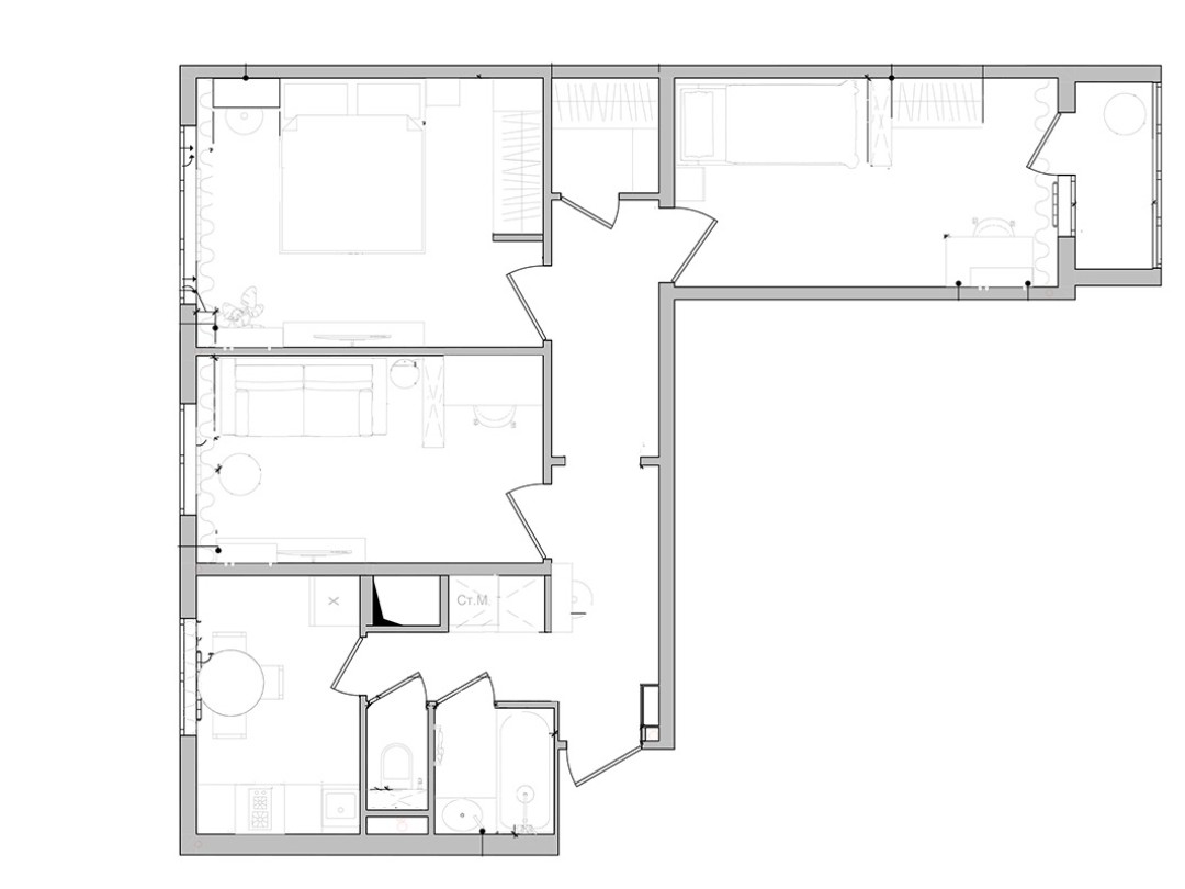 3-комн. кв, 59 м² - № 25