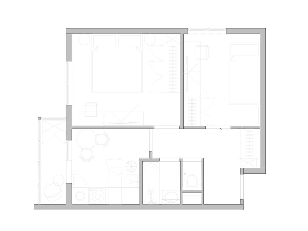 2-комн. кв, 38,3 м² - № 27